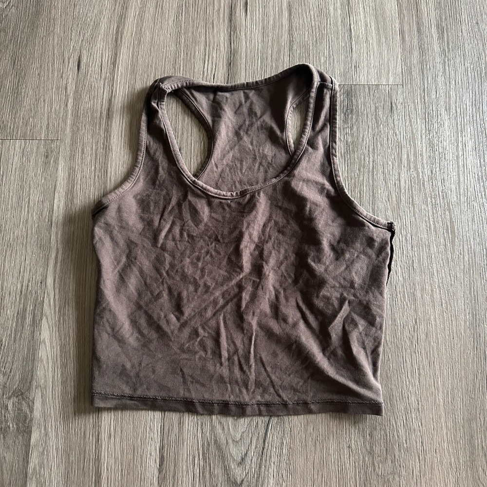 Gray Sleeveless Women's Top
